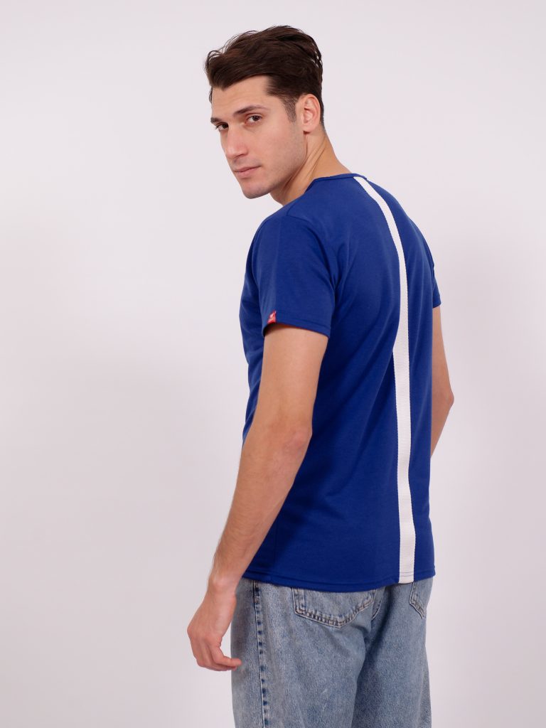 The Stripe — Regular Tee, Black view 2