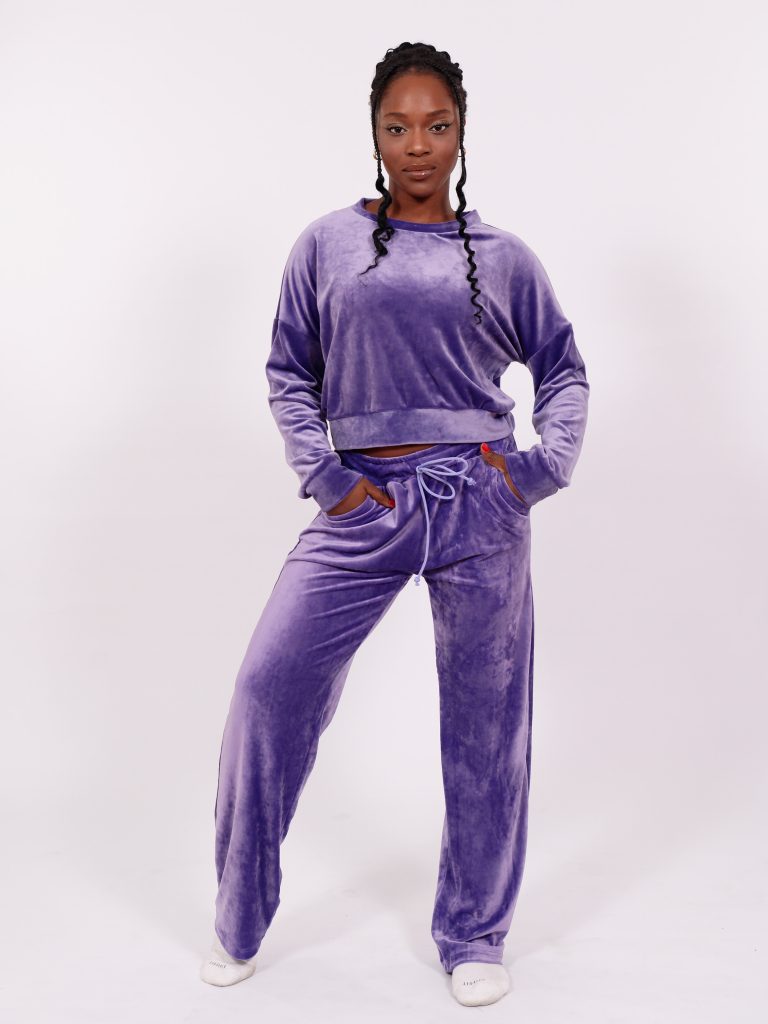The Velvet Top Jumpsuit, Beige view 6
