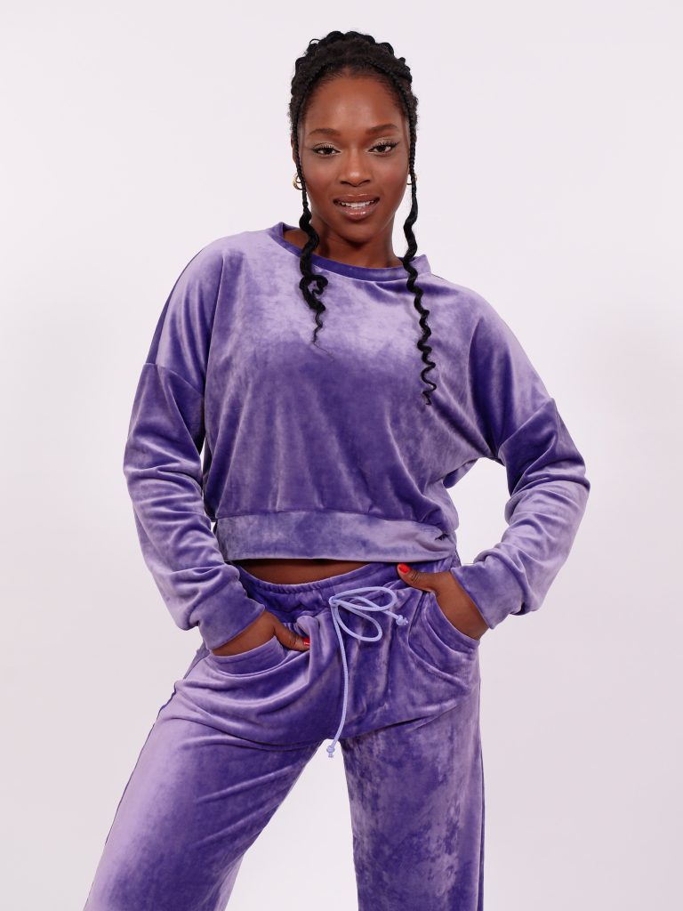 The Velvet Top Jumpsuit, Beige view 2